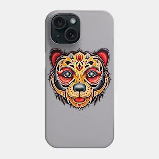 Spirit Animal Tribal Bear Face Phone Case