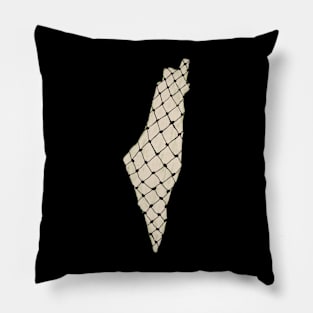 Map of Palestine Pillow