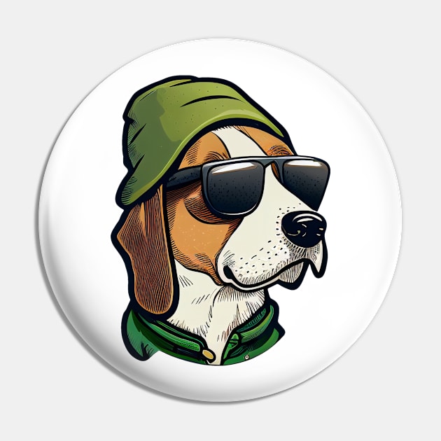 Cool hipster pointer Pin by stkUA