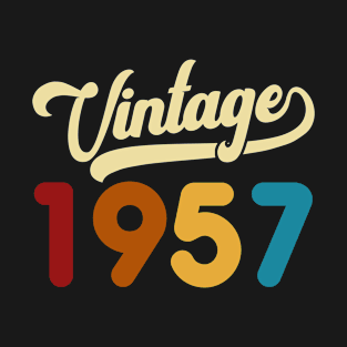 1957 Vintage Gift 63rd Birthday Retro Style T-Shirt