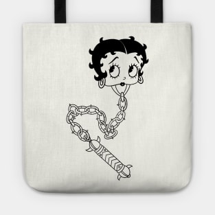 Betty Boom by Grip Grand Betty Boop Tattoo American Traditional Style Mace Tote