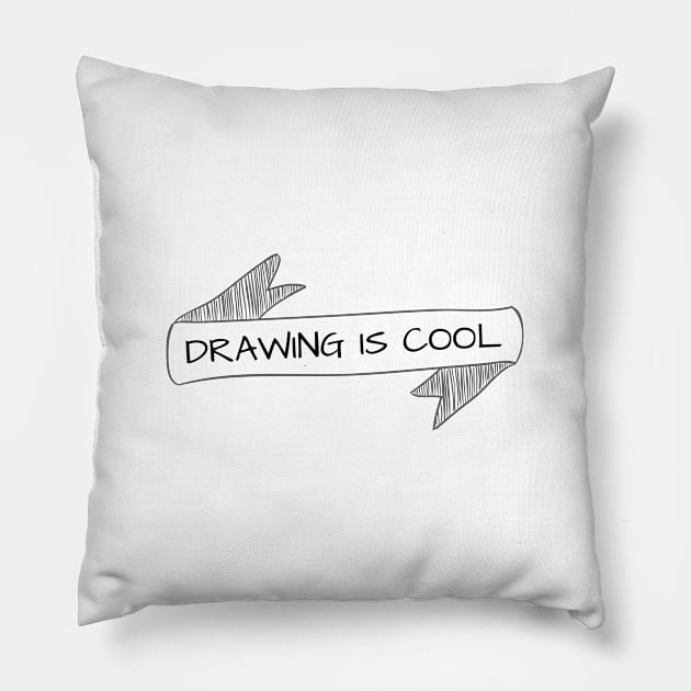 DRAWING Pillow by FromBerlinGift