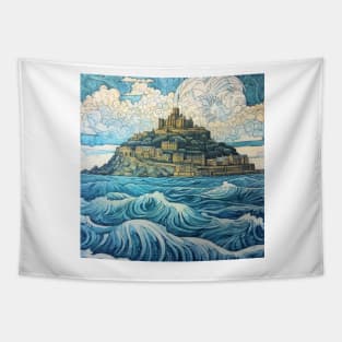 St Michael’s Mount from Penzance Tapestry