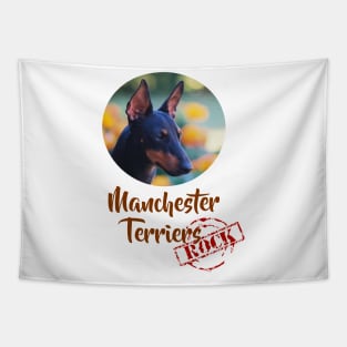 Manchester Terriers Rock! Tapestry