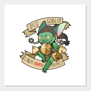 Dice Goblin Posters And Art Prints Teepublic