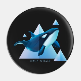 Orca Whale - Beautifully Styled Oceanic Mammal Pin