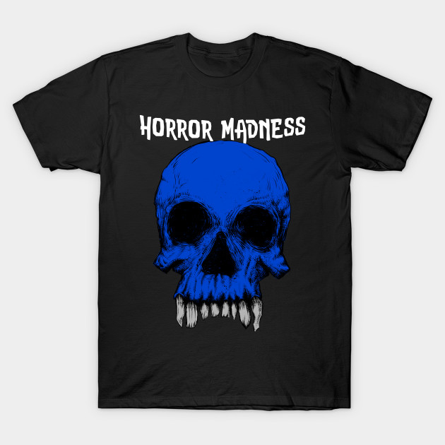 Horror Madness Blue Skull