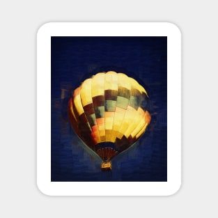 The Yellow Hot Air Balloon Magnet