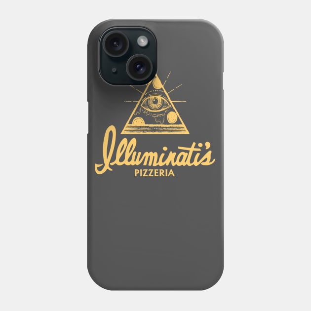 Illuminati's Pizzeria Phone Case by BeezleBubRoss