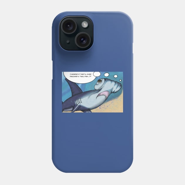 Hammerhead nail fish Phone Case by CoffeePot