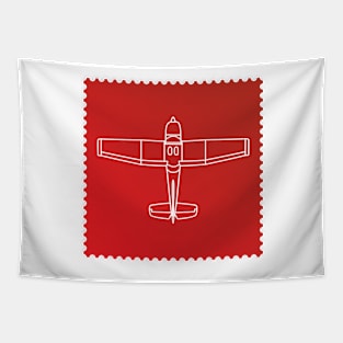 Red Plane Tapestry