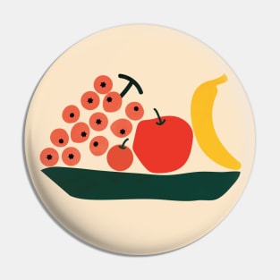 Food Decor, Fruit Print, Abstract, Modern, Minimalist Pin