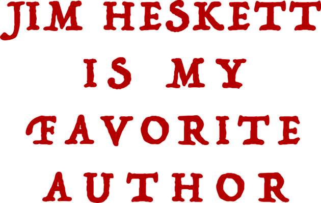 My Favorite Author Kids T-Shirt by Jim Heskett