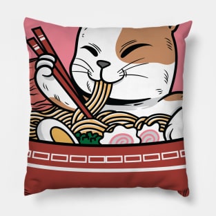 Onsen Cat Ramen Pillow