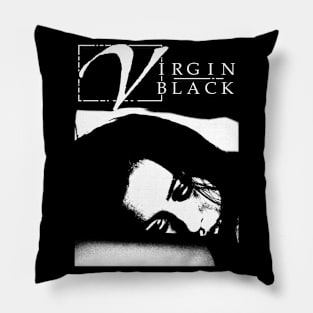 Virgin Black Black Metal Pillow