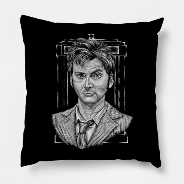 The 10th (Dark Variant) Pillow by ShayLei