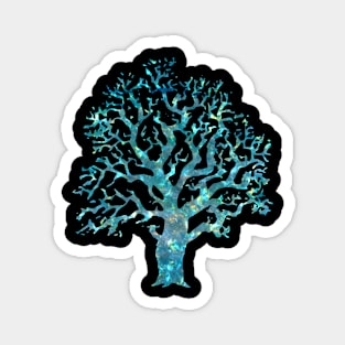 Tree Figure with Abstract Texture (aurowoch 05) Magnet