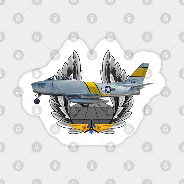 F-86 Sabre Magnet by sibosssr