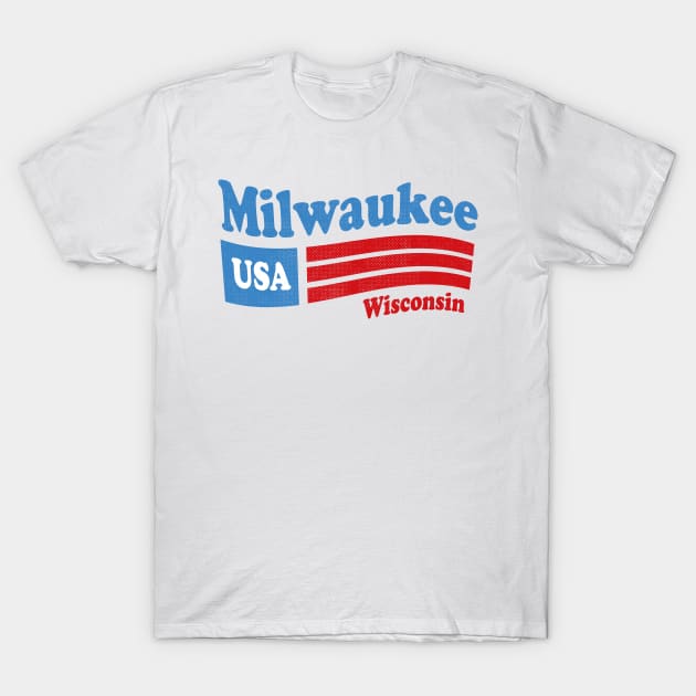 American flag 4th of July Milwaukee Brewers t-shirt by To-Tee