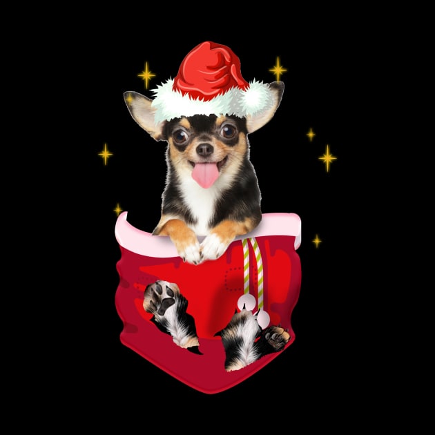 Chihuahua  In Pocket Christmas Gift by Terryeare