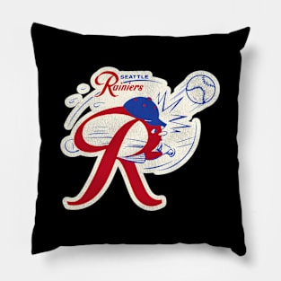 Seattle Rainiers Baseball Mascot Pillow