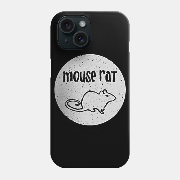 Mouse Rat Parks and Rec Band Shirt Black Circle Phone Case by truefriend