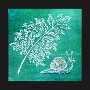 Snail and fern T-Shirt