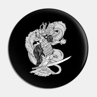 THE DRAGON SAMURAI Pin