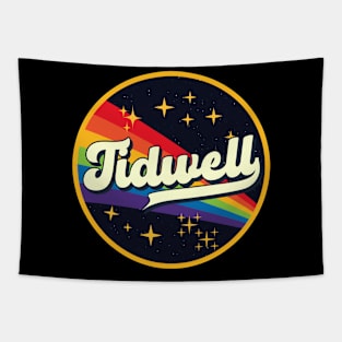 Tidwell // Rainbow In Space Vintage Style Tapestry