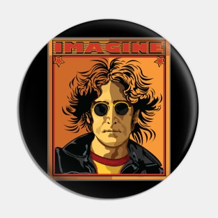 JOHN LENNON ENGLISH SINGER SONGWRITER MUSICIAN Pin