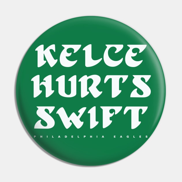 Kelce x Hurts x Swift Philadelphia Eagles Pin by Juantamad
