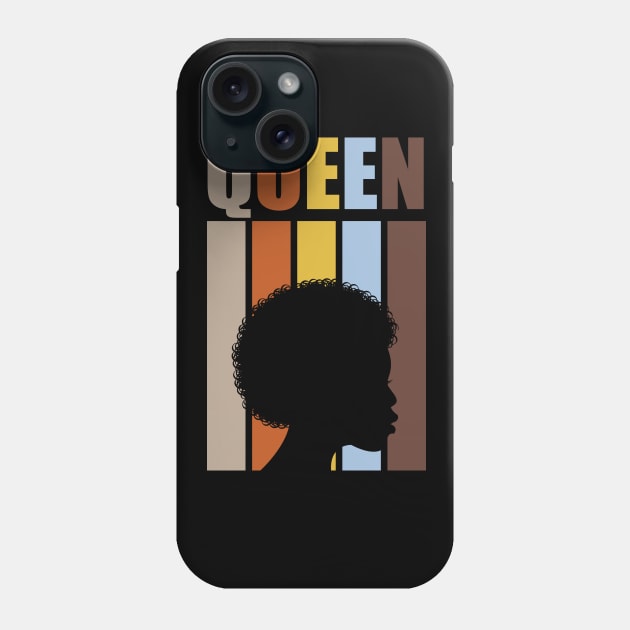 Black Girl Magic Black Queen Black Pride Gift Phone Case by JackLord Designs 