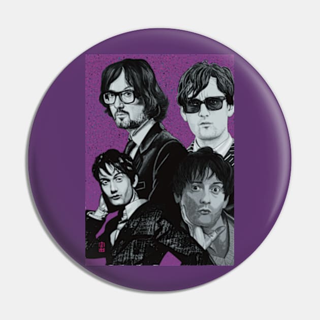 Jarvis Cocker, Pulp Pin by Lucy Chambers Art 