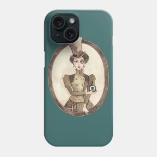 Steampunk lady Phone Case