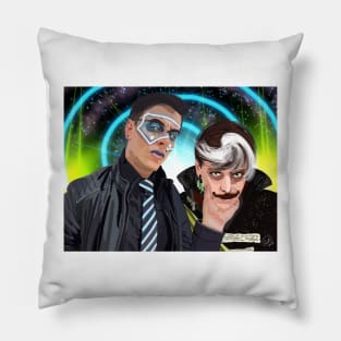 Dr. Frankenstein and His Monster Pillow