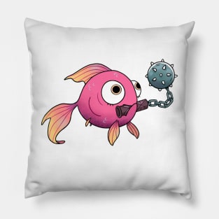 Smol and Angry Fish Pillow