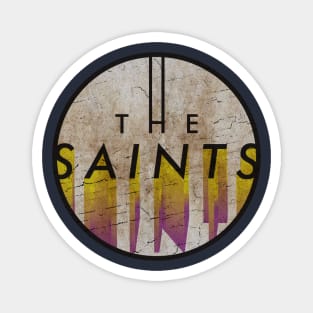 THE SAINTS - VINTAGE YELLOW CIRCLE Magnet