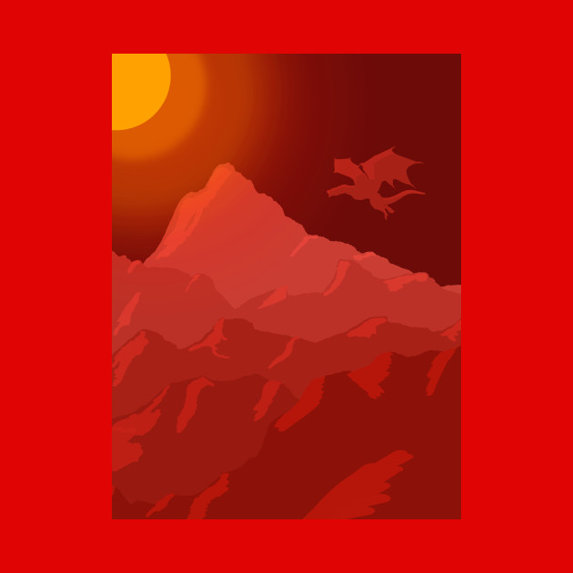 2d Red Landscape