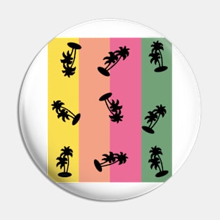 90s Palm Tree Vibe Pin