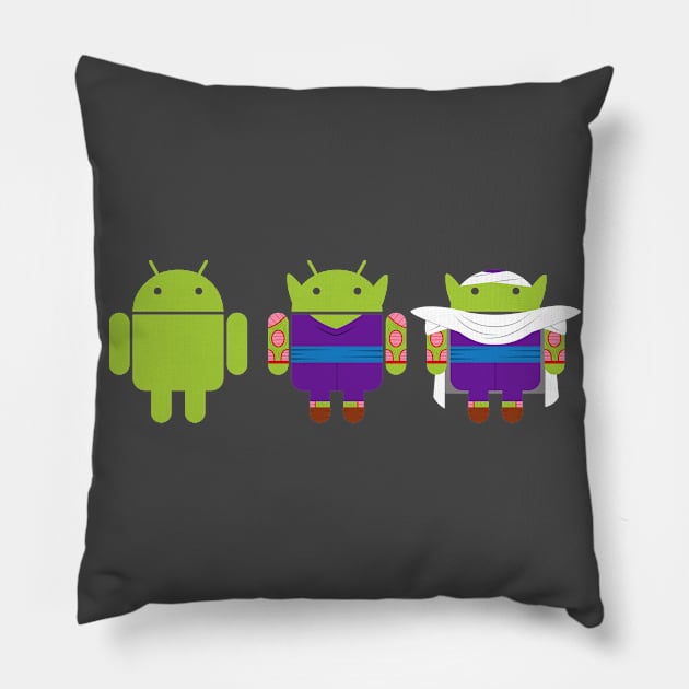 Namekian evolutions Pillow by litjit