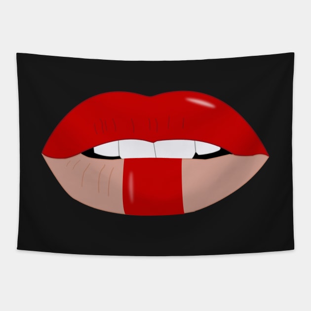 Queen's Lipstick Tapestry by fashionsforfans