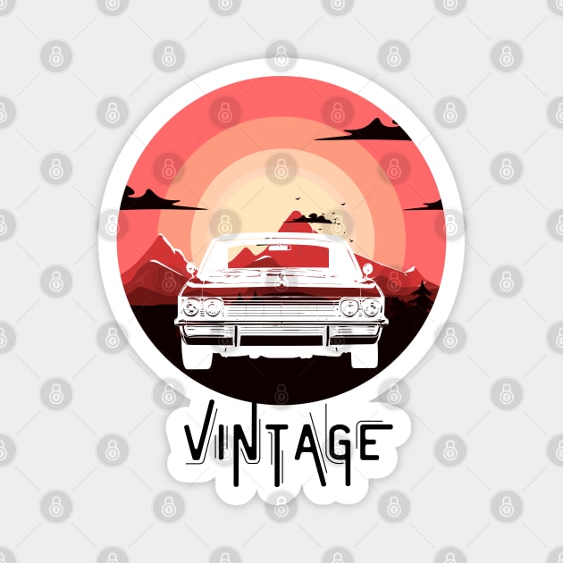 80s Car Magnet by Xtian Dela ✅