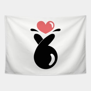 Finger Heart Tapestry