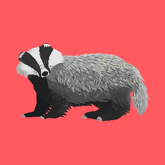 Badger by NeonWrenArt