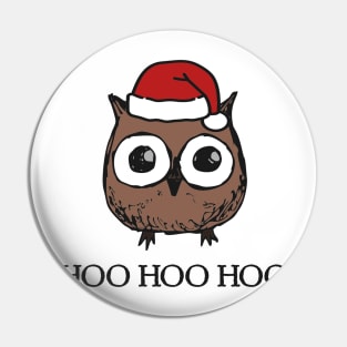 Christmas Owl T shirt Pin