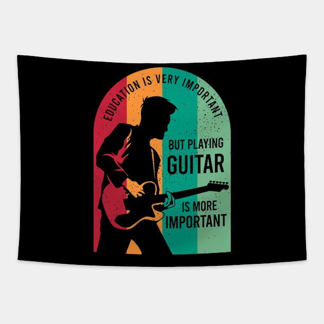 Guitar Player Outfit For A Guitarist Tapestry by AlleyField