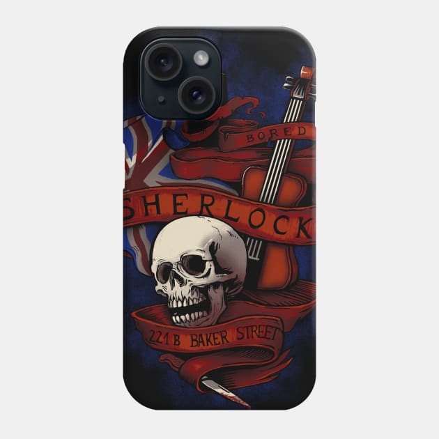 Sherlock Phone Case by CrumblinCookie