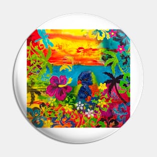 Rainbow Lorikeets Pair Pin