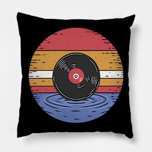 Water Drop Vinyl LP Pillow