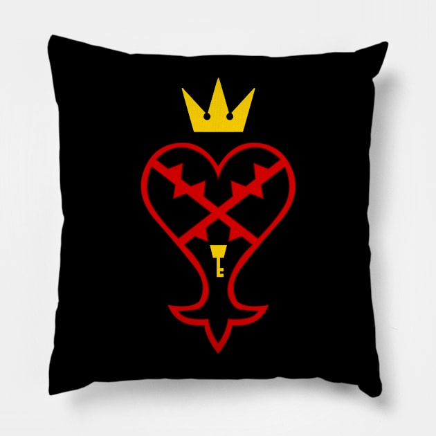 Kingdom Hearts Heartless Symbol Pillow by Mavis